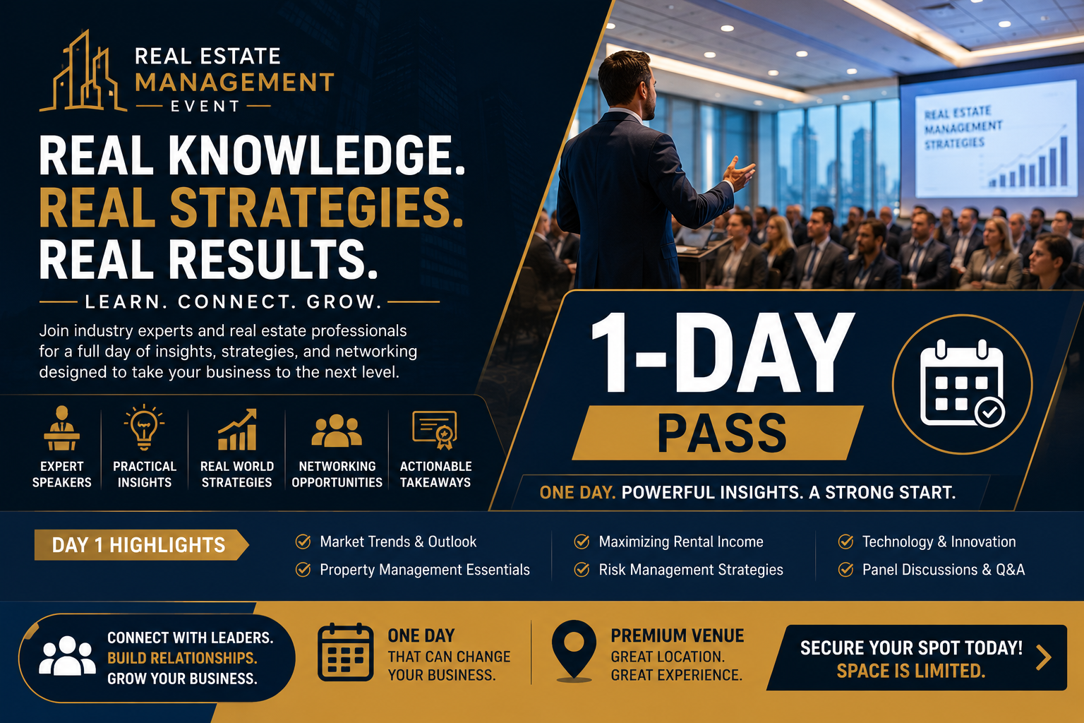Real Estate Management Event – 1-Day Pass